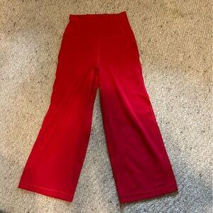 Lululemon wide leg cropped pants